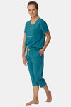 Triumph Cotton Capri Set - Ocean Depths — thumbnail 1